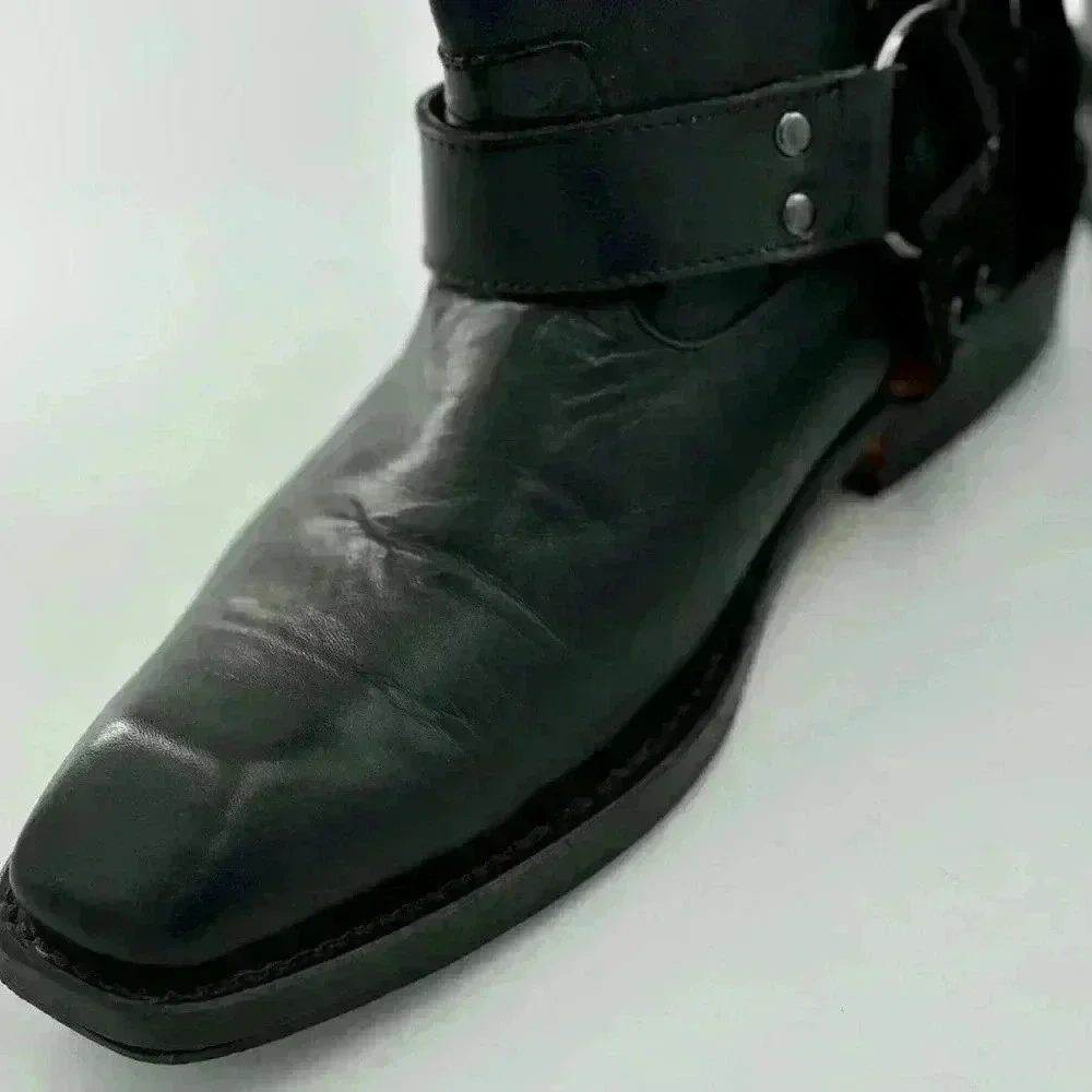 John Fluevog Original Men’s Black Leather Boots in size 9M - Picture 13 of 17